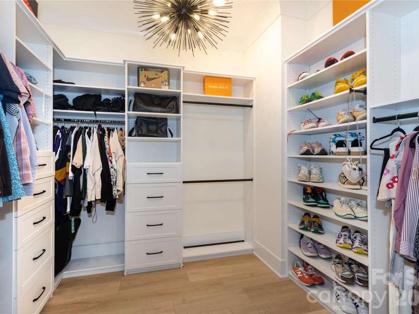 124 Direct Drive, Mooresville, NC 28117.  MLS# CAR4359656, YatesRealty ID 15382. Primary closet does not dissapoint