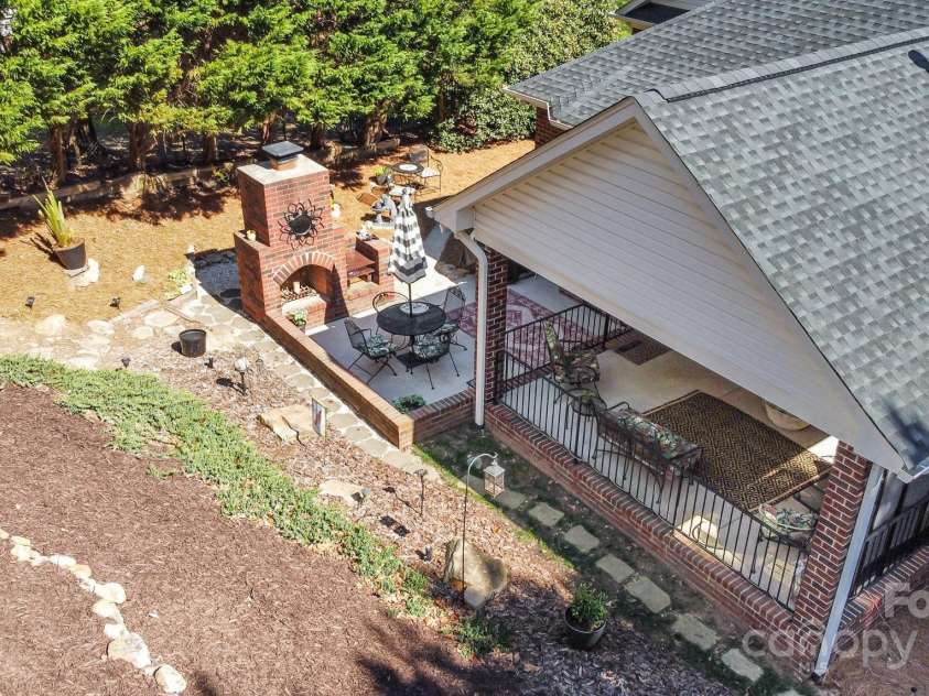 5400 Old Town Lane, Gastonia, NC 28056.  MLS# CAR4239615, YatesRealty ID 15384. Aerial Exterior