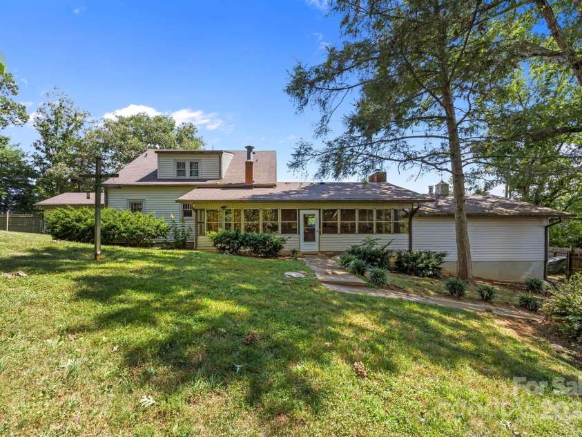 213 Monticello Road, Weaverville, NC 28787.  MLS# CAR4228856, YatesRealty ID 15391. Back of home
