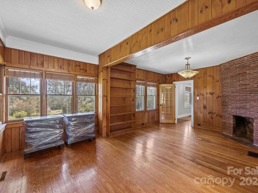 213 Monticello Road, Weaverville, NC 28787.  MLS# CAR4228856, YatesRealty ID 15391. Second bedroom on main level (or den/office)
