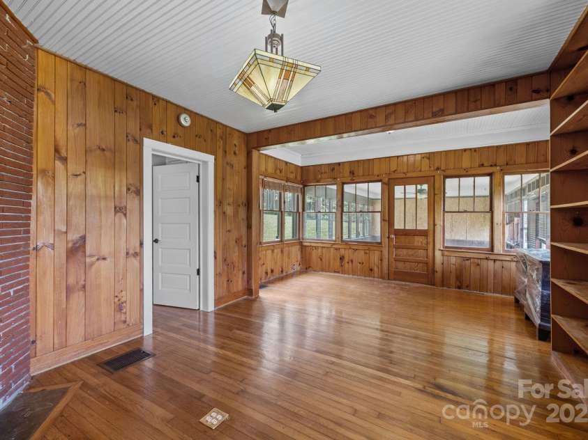 213 Monticello Road, Weaverville, NC 28787.  MLS# CAR4228856, YatesRealty ID 15391. Second bedroom on main level (or den/office)