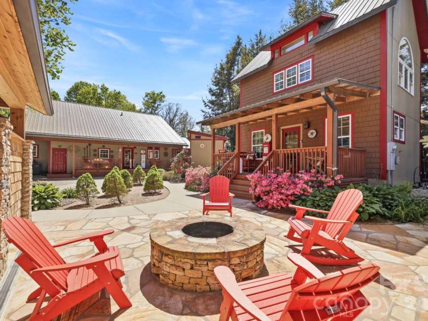 107 5th Street, Black Mountain, NC 28711.  MLS# CAR4371363, YatesRealty ID 15401. Main House & Back House with 2 separate studio apartments.