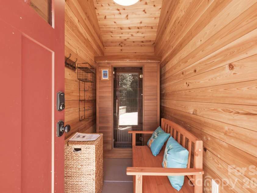 107 5th Street, Black Mountain, NC 28711.  MLS# CAR4371363, YatesRealty ID 15401. Sauna Room