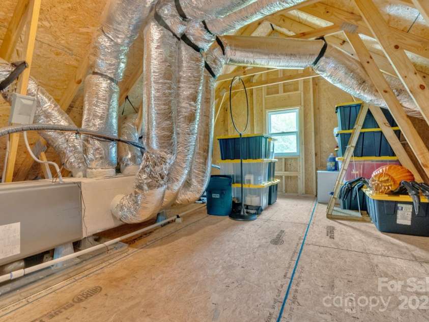 30 Spaulding Drive, Candler, NC 28715.  MLS# CAR4255062, YatesRealty ID 15406. Huge attic