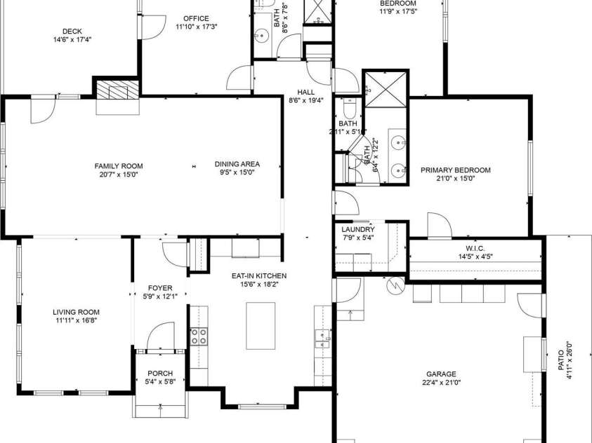 128 Laurel Place, Advance, NC 27006.  MLS# CAR4252812, YatesRealty ID 15410. 
