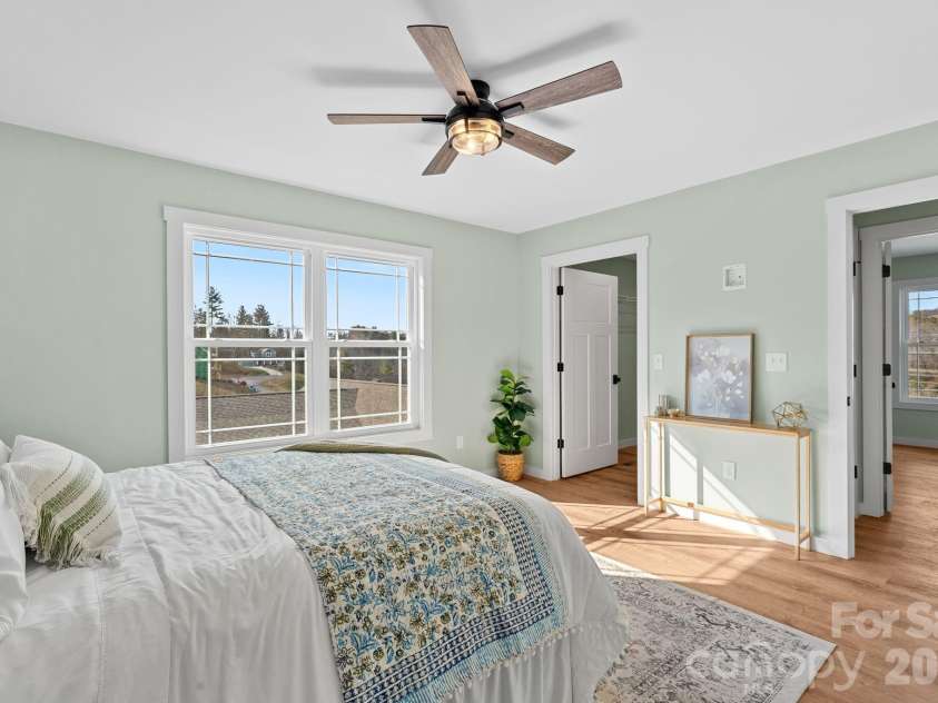 56 White Oak Place, Mars Hill, NC 28754.  MLS# CAR4334521, YatesRealty ID 15413. Primary Bedroom