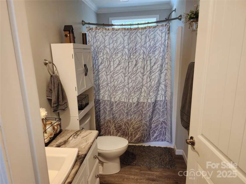 583 Cane Branch Road, Burnsville, NC 28714.  MLS# CAR4251066, YatesRealty ID 15423. Secondary bath off of the hall