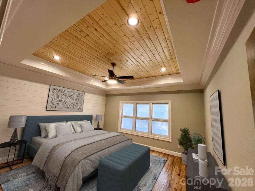 397 Soquili Drive, Brevard, NC 28712.  MLS# CAR4206304, YatesRealty ID 1543. Primary Bedroom
