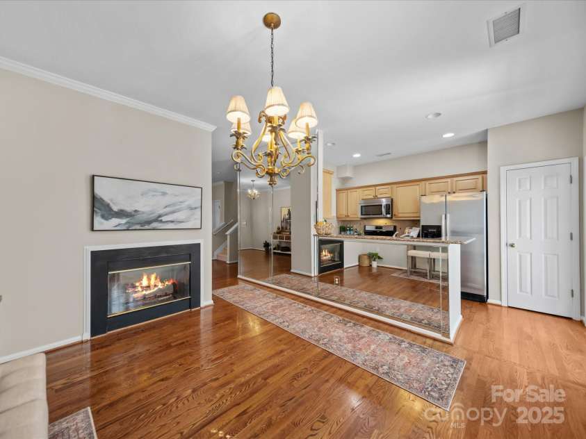 18758 Silver Quay Drive, Cornelius, NC 28031.  MLS# CAR4238668, YatesRealty ID 15441. Dining Room Opens to Kitchen