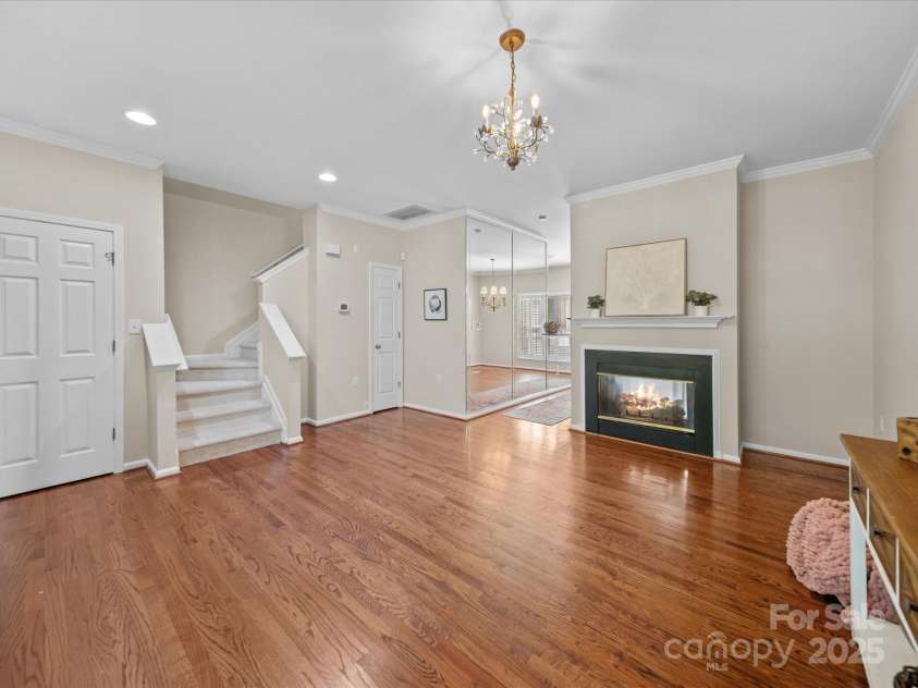 18758 Silver Quay Drive, Cornelius, NC 28031.  MLS# CAR4238668, YatesRealty ID 15441. Pass through Fireplace in Family Room