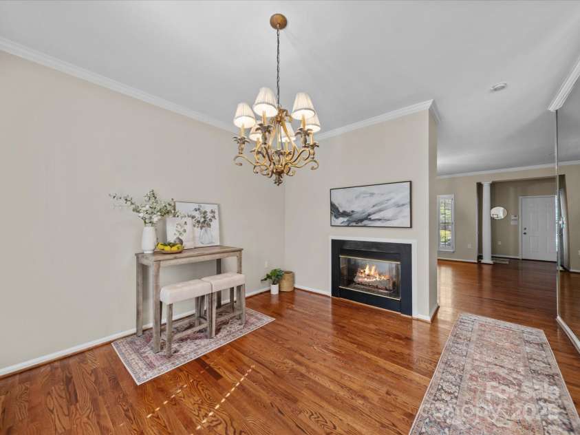 18758 Silver Quay Drive, Cornelius, NC 28031.  MLS# CAR4238668, YatesRealty ID 15441. Pass through Gas Fireplace