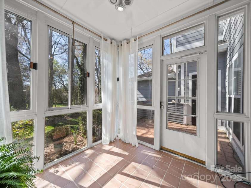 18758 Silver Quay Drive, Cornelius, NC 28031.  MLS# CAR4238668, YatesRealty ID 15441. Porch overlooks a private patio