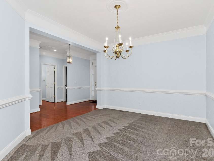 2525 Old Ashworth Lane, Concord, NC 28027.  MLS# CAR4370913, YatesRealty ID 15446. Dining Room