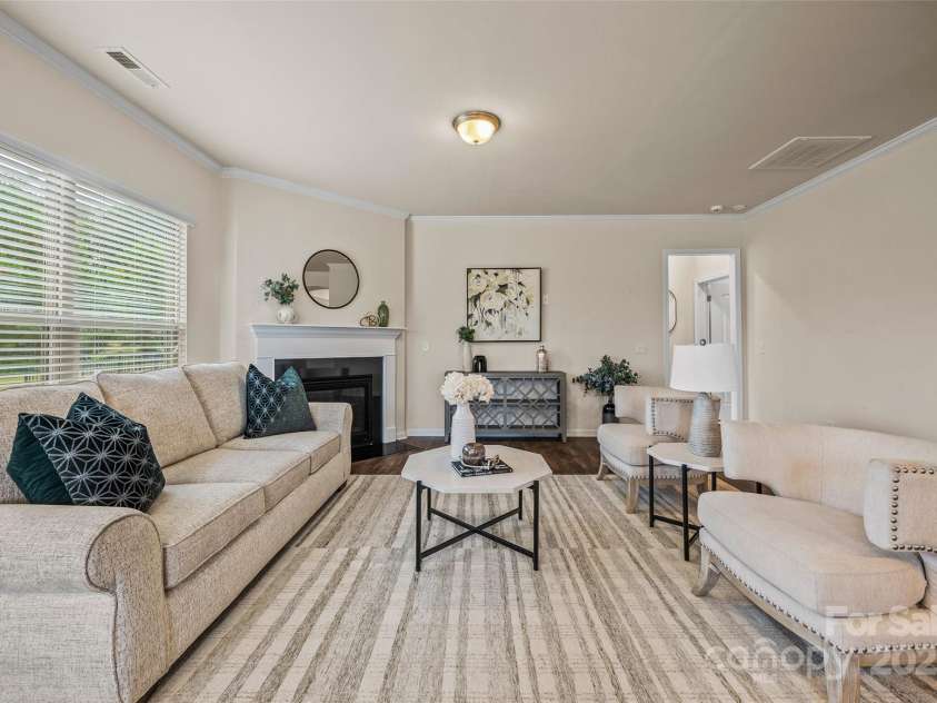 984 Kirby Drive, Fort Mill, SC 29715.  MLS# CAR4185703, YatesRealty ID 15451. Living Room - previously staged