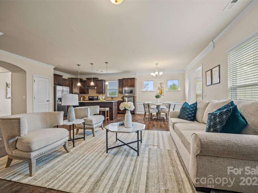 984 Kirby Drive, Fort Mill, SC 29715.  MLS# CAR4185703, YatesRealty ID 15451. Living Room - previously staged
