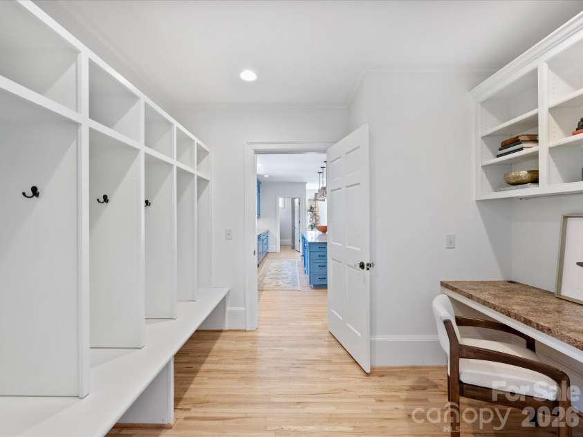 242 Hillside Avenue, Charlotte, NC 28209.  MLS# CAR4371887, YatesRealty ID 15455. Large drop zone and homework area