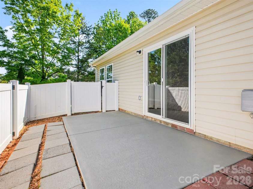 2956 Trimble Circle, Concord, NC 28027.  MLS# CAR4372426, YatesRealty ID 15457. Patio