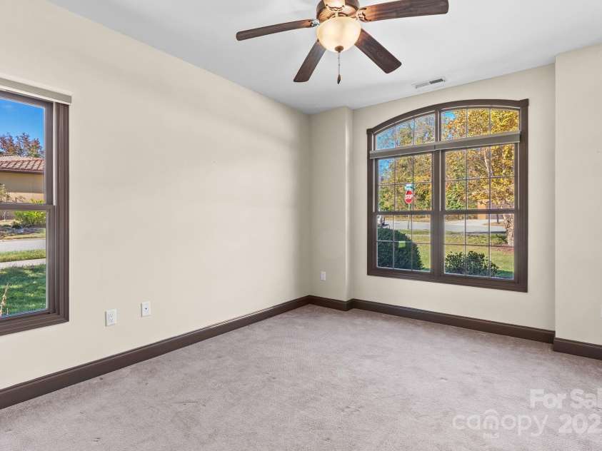 4 Pacifico Drive, Asheville, NC 28806.  MLS# CAR4318264, YatesRealty ID 15462. Second Bedroom has Arched Window