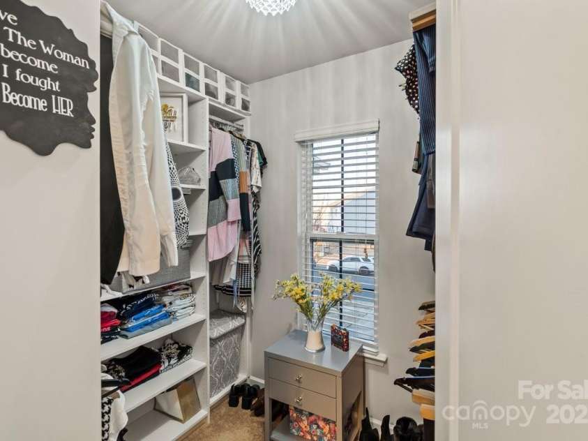 9408 Hamel Street, Charlotte, NC 28215.  MLS# CAR4213263, YatesRealty ID 15462. Primary Closet