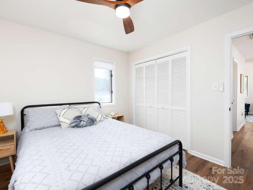 7728 Babe Stillwell Farm Road, Huntersville, NC 28078.  MLS# CAR4255046, YatesRealty ID 15464. Second level bedroom with large closet.