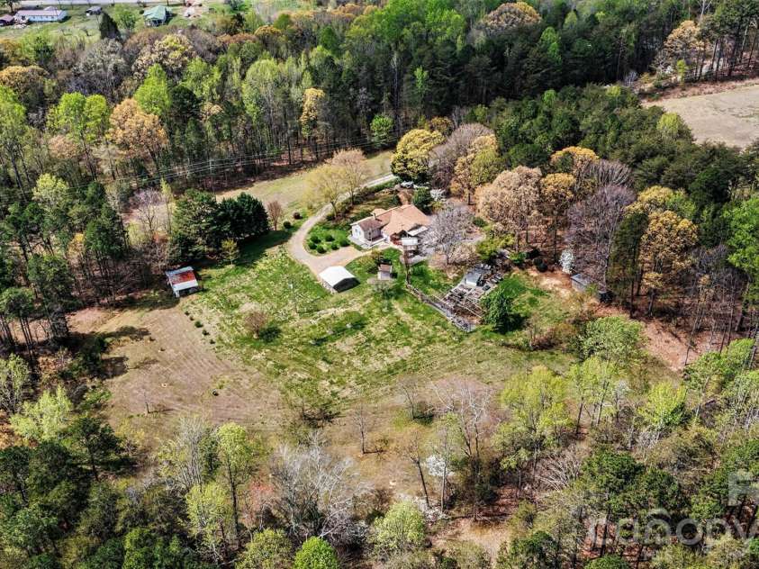 1600 Wooten Street, Catawba, NC 28609.  MLS# CAR4368646, YatesRealty ID 15473. Aerial Back View 