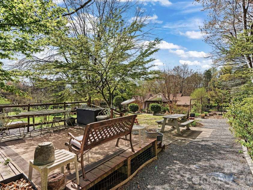 1600 Wooten Street, Catawba, NC 28609.  MLS# CAR4368646, YatesRealty ID 15473. Garden Deck View 