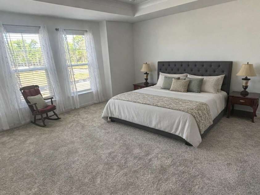 2105 Riverstone Boulevard, Monroe, NC 28110.  MLS# CAR4365932, YatesRealty ID 15477. Primary bedroom -view 1