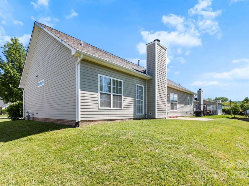 370 Running Briar Road, Fletcher, NC 28732.  MLS# CAR4262978, YatesRealty ID 15484. Rear