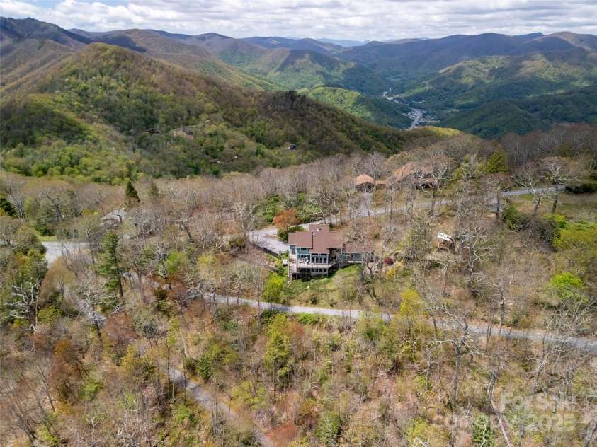 4344 Eagles Nest Road, Waynesville, NC 28786.  MLS# CAR4261425, YatesRealty ID 15485. DRONE PHOTO