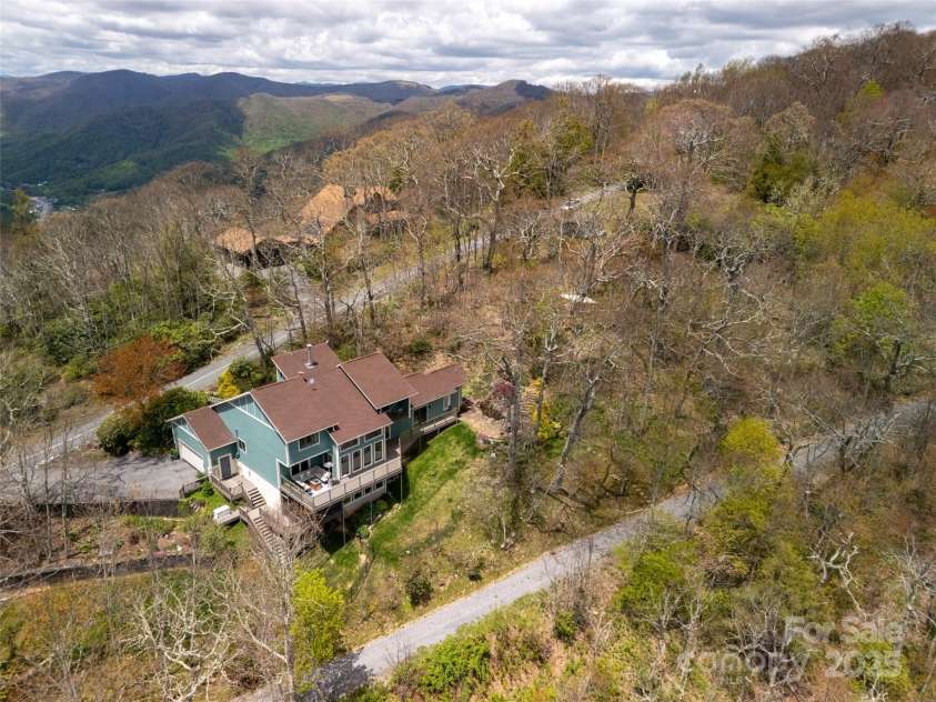 4344 Eagles Nest Road, Waynesville, NC 28786.  MLS# CAR4261425, YatesRealty ID 15485. DRONE PHOTO
