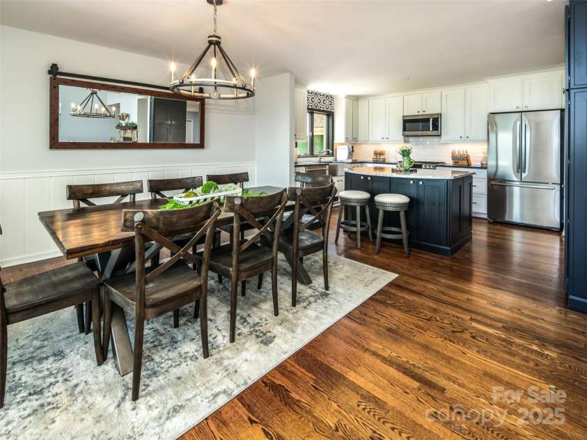 4344 Eagles Nest Road, Waynesville, NC 28786.  MLS# CAR4261425, YatesRealty ID 15485. OPEN DINING ROOM GREAT FOR ENTERTAINING