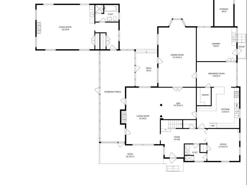 308 prince Street, Laurinburg, NC 28352.  MLS# CAR4264120, YatesRealty ID 15486. 