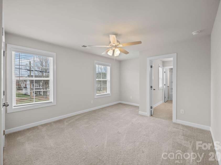 19823 Davidson Concord Road, Davidson, NC 28036.  MLS# CAR4347655, YatesRealty ID 15487. Freshly professionally painted secondary bedroom #1