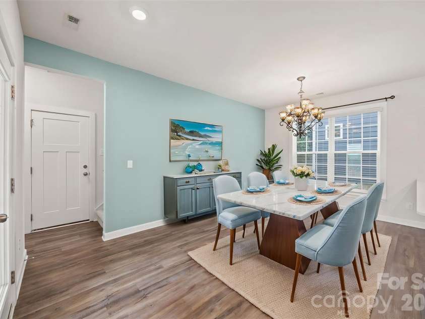 19823 Davidson Concord Road, Davidson, NC 28036.  MLS# CAR4347655, YatesRealty ID 15487. Virtually staged breakfast area