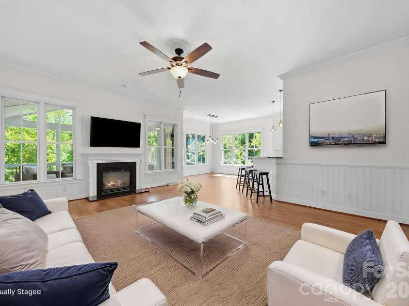 1019 Brookline Drive, Huntersville, NC 28078.  MLS# CAR4372800, YatesRealty ID 15490. Virtually Staged