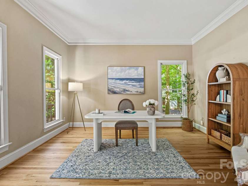 254 Bay Harbour Road, Mooresville, NC 28117.  MLS# CAR4333740, YatesRealty ID 15509. Main level office