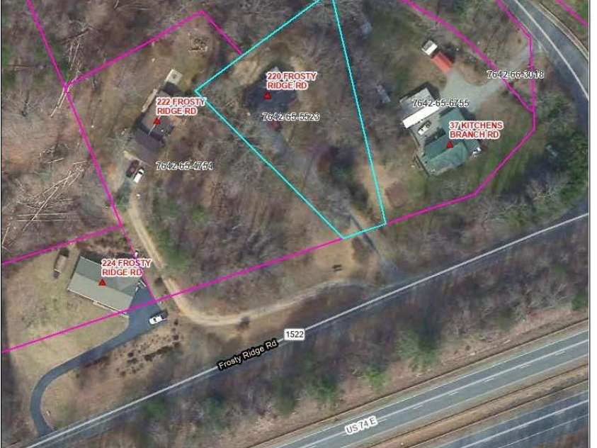 220 Frosty Ridge Road, Sylva, NC 28779.  MLS# CAR4212144, YatesRealty ID 15510. Note the easy access to Great Smoky Mountain Expressway.