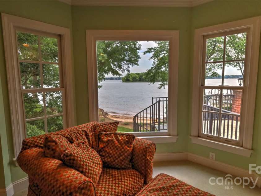 495 Bay Harbour Road, Mooresville, NC 28117.  MLS# CAR4256426, YatesRealty ID 15514. View from Main level primary bedroom