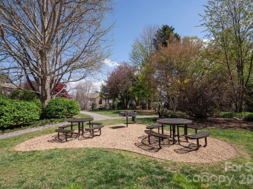 123 Appeldoorn Circle, Asheville, NC 28803.  MLS# CAR4366794, YatesRealty ID 15519. Community Picnic Tables