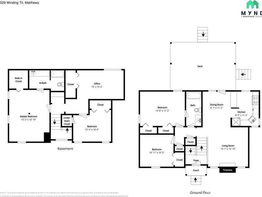 3029 Winding Trail, Matthews, NC 28105.  MLS# CAR4219600, YatesRealty ID 15519. 
