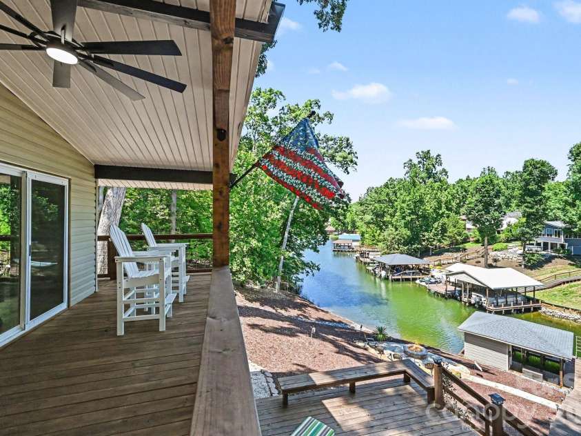 512 Deerfield Road, Mount Gilead, NC 27306.  MLS# CAR4390413, YatesRealty ID 15524. Back Deck Porch