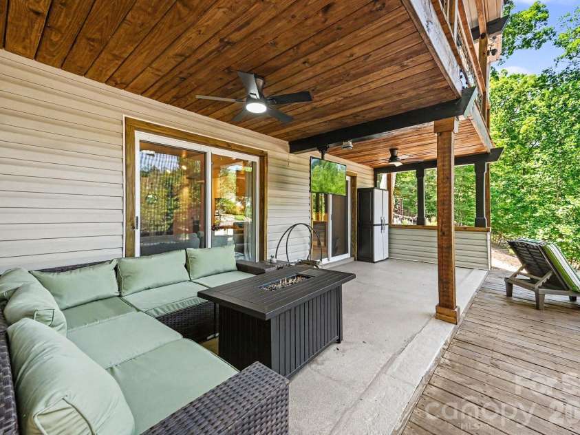 512 Deerfield Road, Mount Gilead, NC 27306.  MLS# CAR4390413, YatesRealty ID 15524. Covered Patio