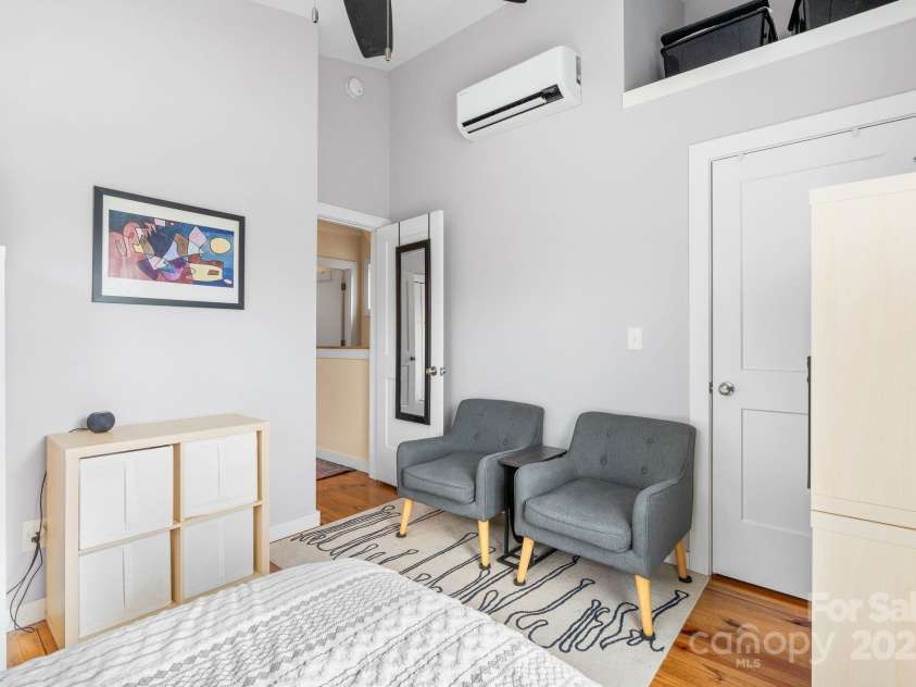 366 State Street, Asheville, NC 28806.  MLS# CAR4205001, YatesRealty ID 15530. Lofted storage area above