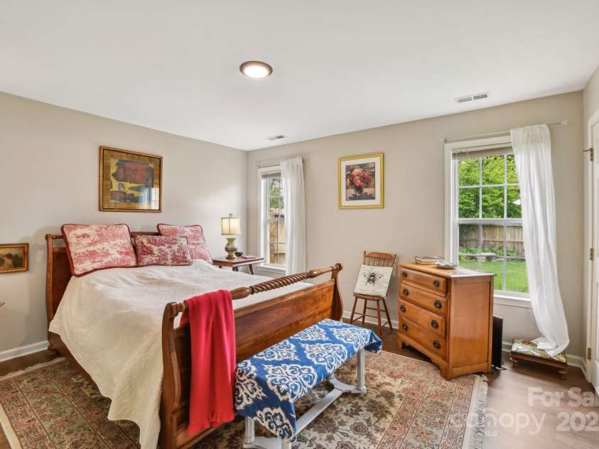 36 Planters Creek Road, Fletcher, NC 28732.  MLS# CAR4257762, YatesRealty ID 15540. Gorgeous primary bedroom with en-suite bath and generous closets