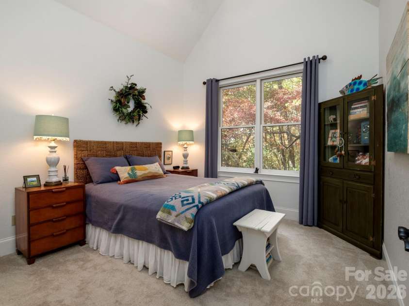 674 Soquili Drive, Brevard, NC 28712.  MLS# CAR4352829, YatesRealty ID 15540. Guest Bedroom