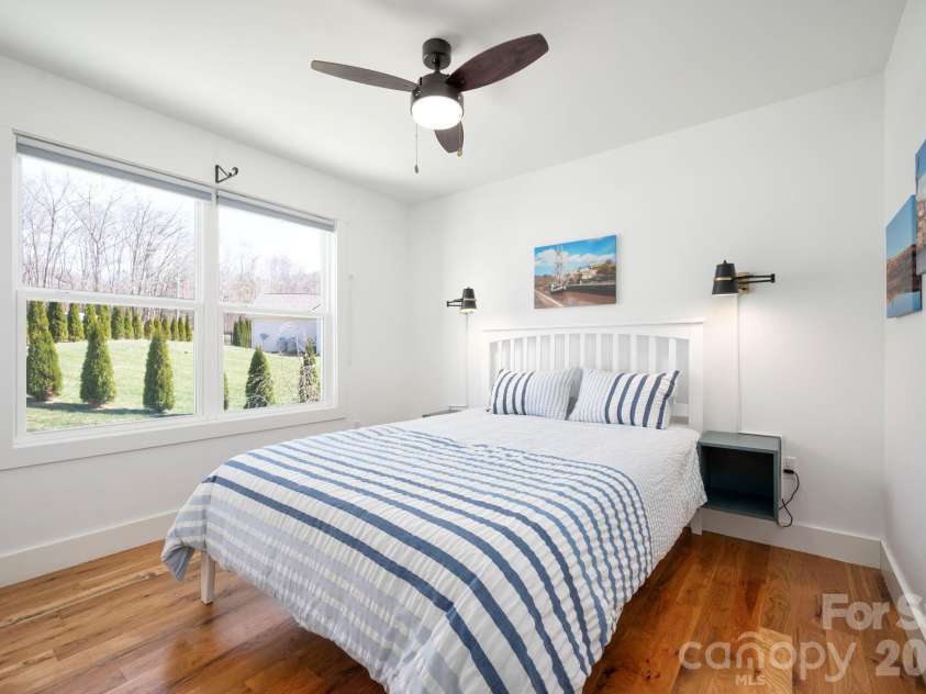 311 Hookers Gap Road, Candler, NC 28715.  MLS# CAR4358991, YatesRealty ID 15544. Bedroom with a View