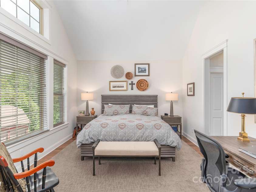 5 Buckhorn Gap Road, Biltmore Lake, NC 28715.  MLS# CAR4261479, YatesRealty ID 15544. WOW primary suite.