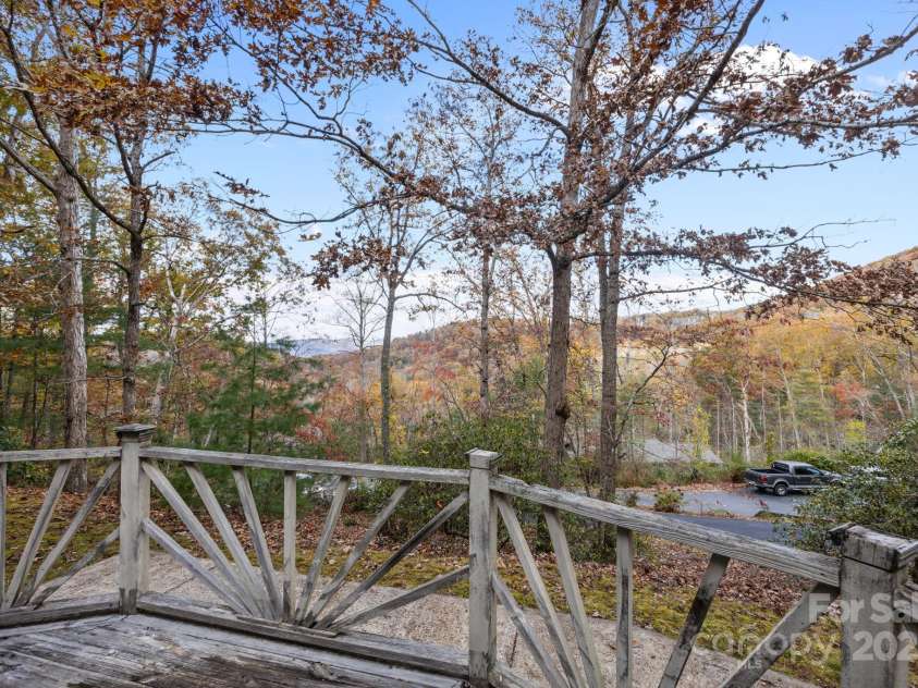 17 Laurel Trail, Asheville, NC 28803.  MLS# CAR4308423, YatesRealty ID 15551. Views from front deck