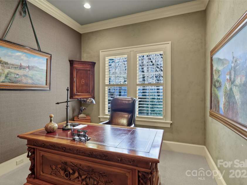 205 Indrio Road, Blowing Rock, NC 28605.  MLS# CAR4245602, YatesRealty ID 15556. Office in Primary Suite Wing