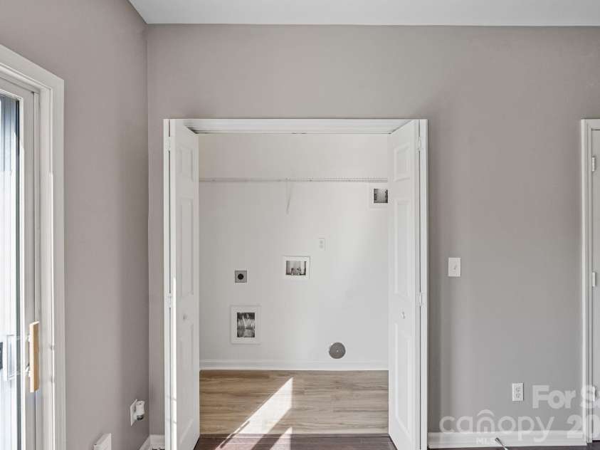 3566 Warp Street, Charlotte, NC 28205.  MLS# CAR4368738, YatesRealty ID 15557. Laundry closet